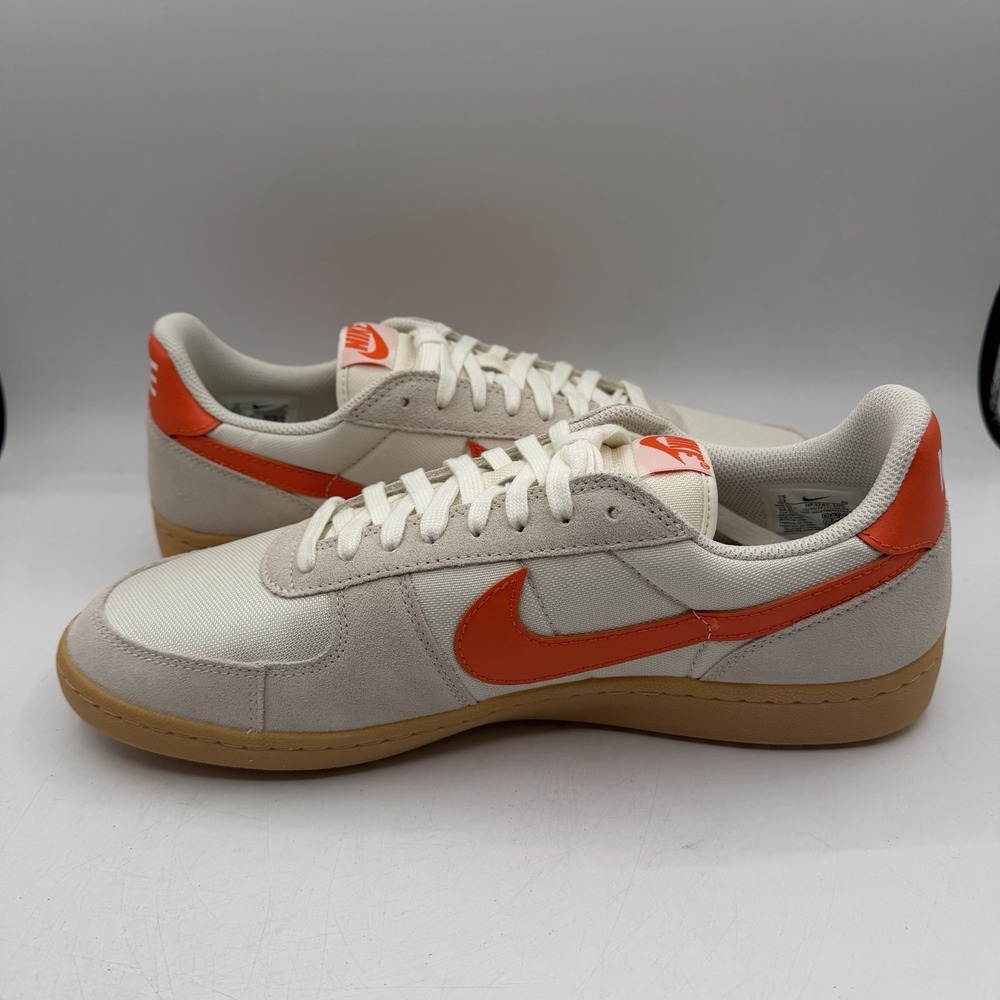 Nike Field General Shoes Mens 8 Womens 9.5 Pale Ivory/Safety Orange HF3165-105‎ - Picture 3 of 11